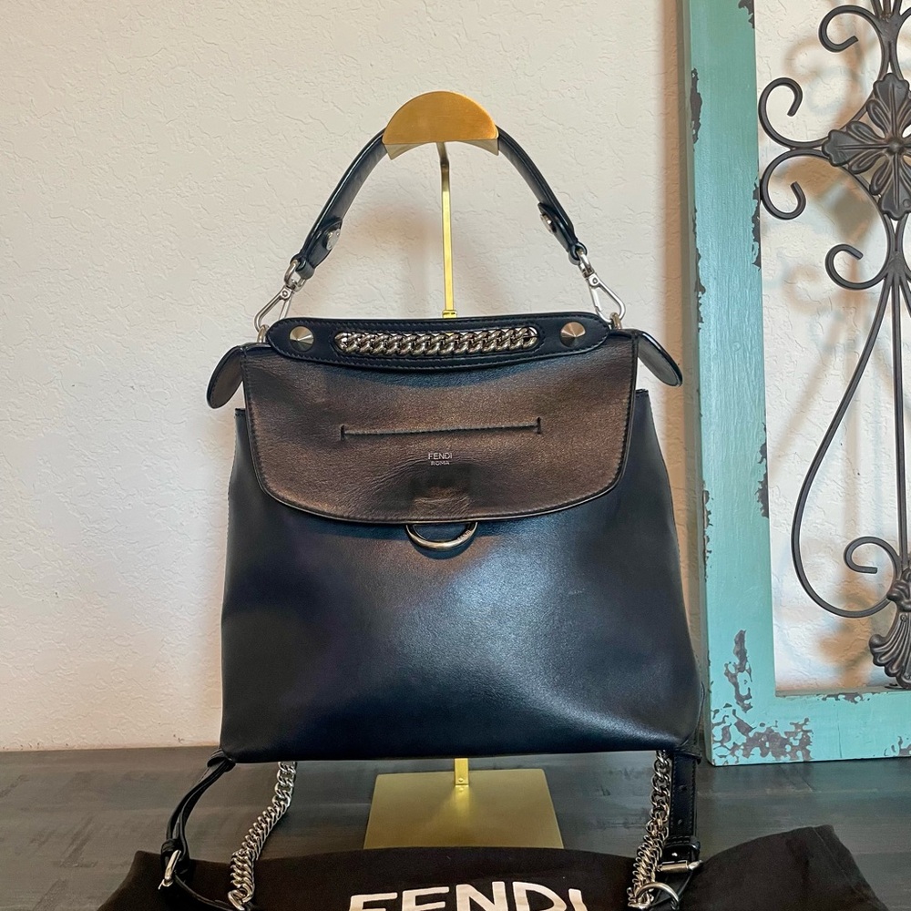 Fendi Leather Backpack - image 2